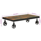 Salontafel Met Wieltjes