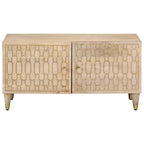 Salontafel 80X50X40 Cm Massief Mangohout