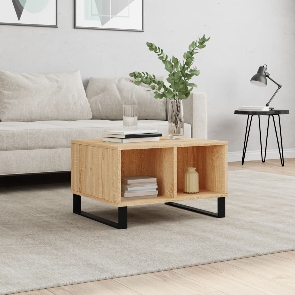 Salontafel 60X50X36,5 Cm Bewerkt Hout