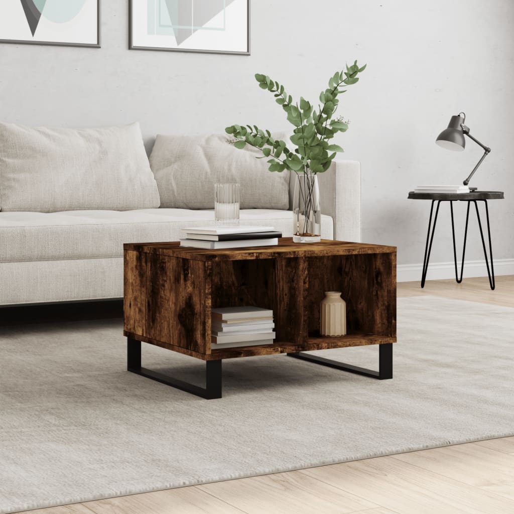 Salontafel 60X50X36,5 Cm Bewerkt Hout