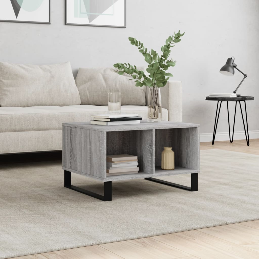 Salontafel 60X50X36,5 Cm Bewerkt Hout