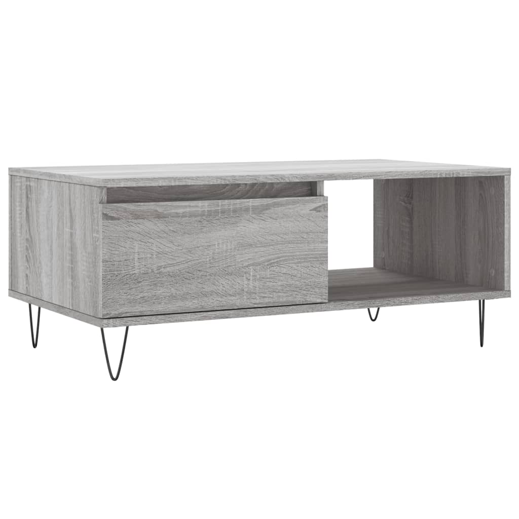 Salontafel 90X50X36,5 Cm Bewerkt Hout