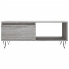 Salontafel 90X50X36,5 Cm Bewerkt Hout