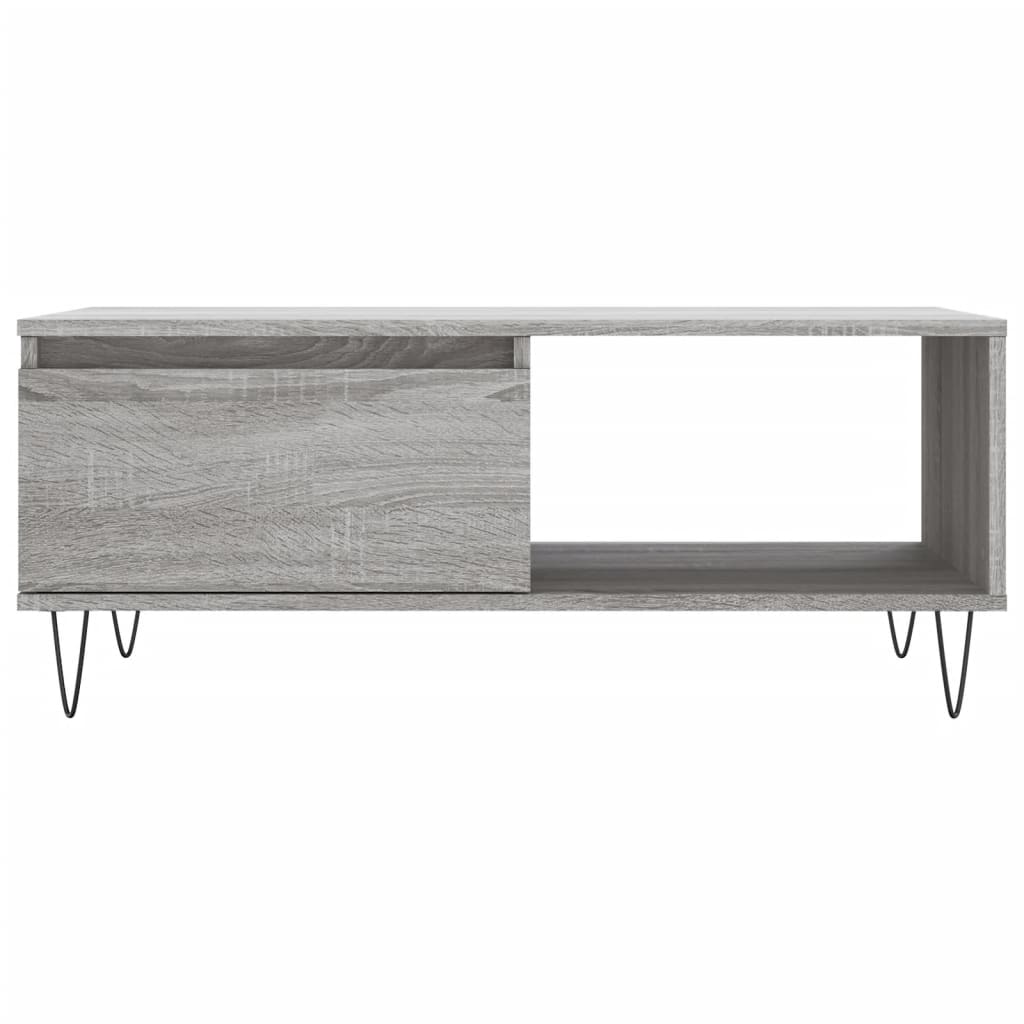 Salontafel 90X50X36,5 Cm Bewerkt Hout