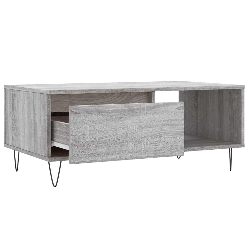 Salontafel 90X50X36,5 Cm Bewerkt Hout
