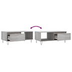 Salontafel 90X50X36,5 Cm Bewerkt Hout