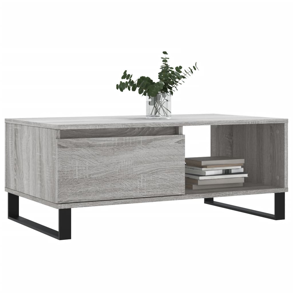 Salontafel 90X50X36,5 Cm Bewerkt Hout