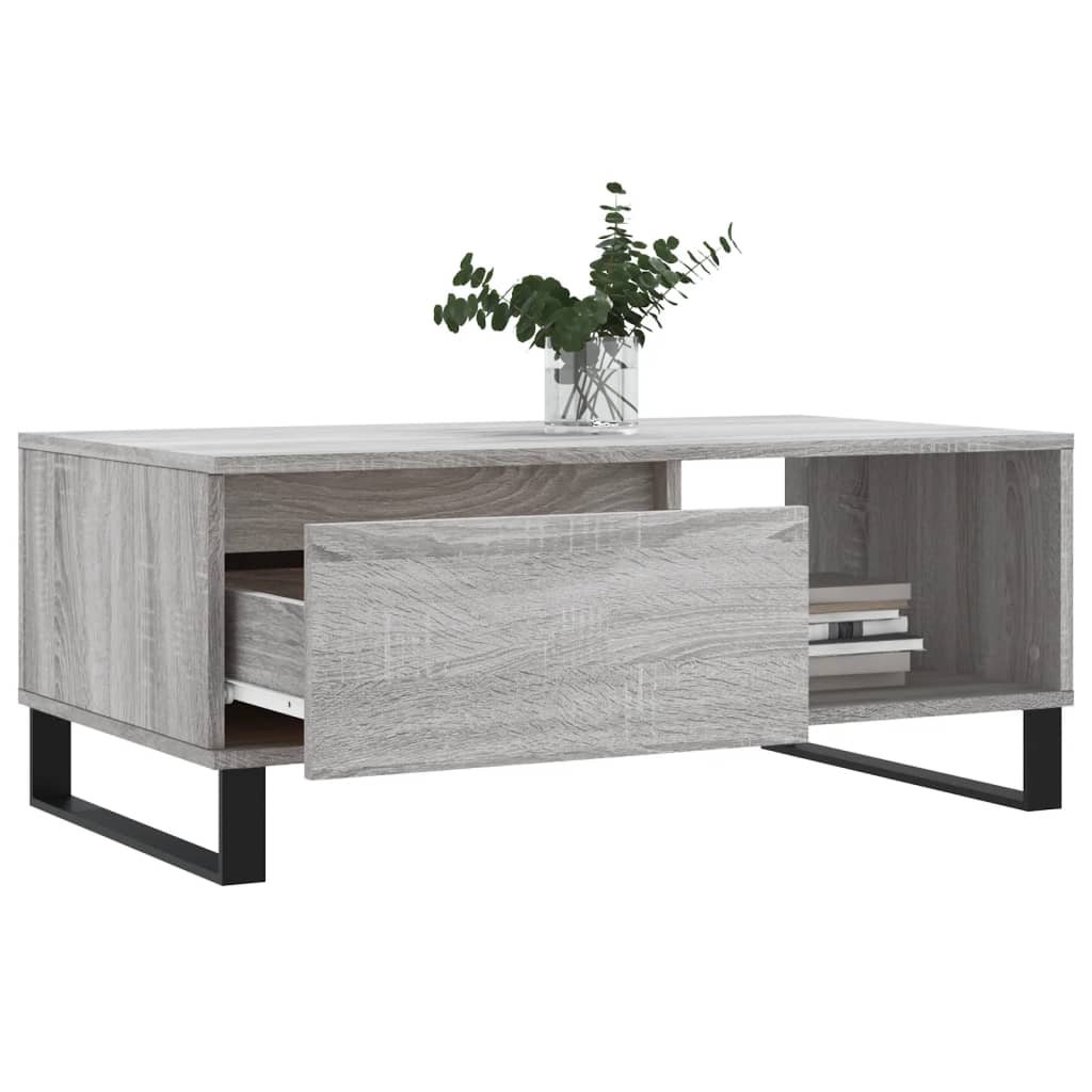 Salontafel 90X50X36,5 Cm Bewerkt Hout