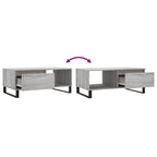 Salontafel 90X50X36,5 Cm Bewerkt Hout
