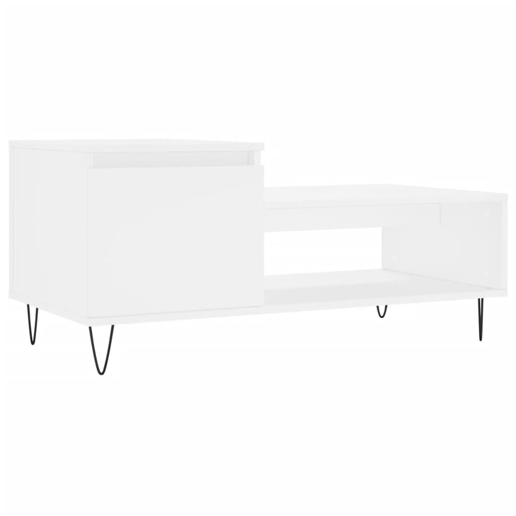 Salontafel 100X50X45 Cm Bewerkt Hout