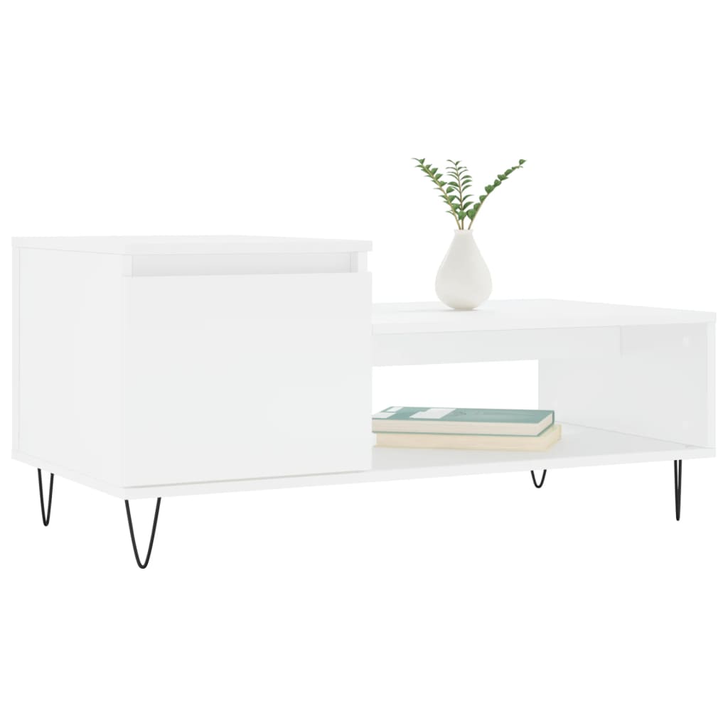 Salontafel 100X50X45 Cm Bewerkt Hout