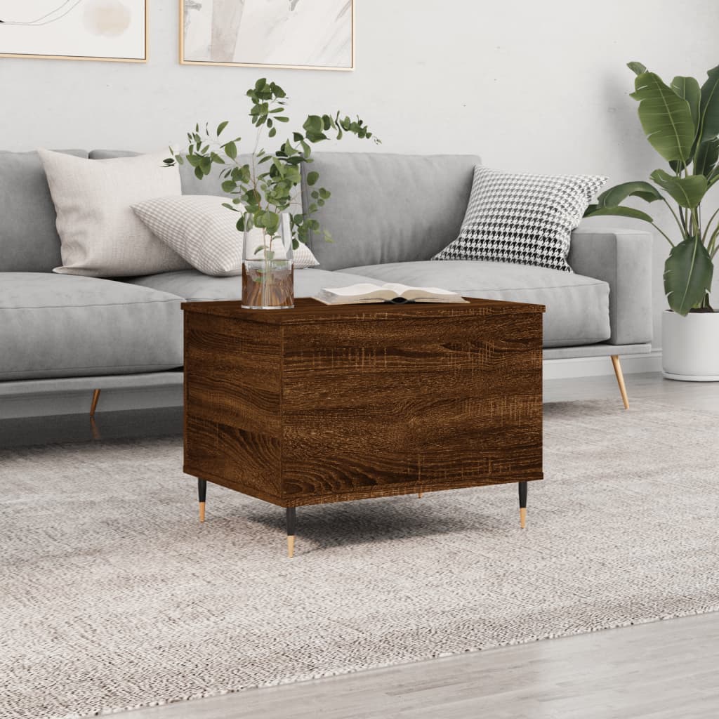Salontafel 60X44,5X45 Cm Bewerkt Hout