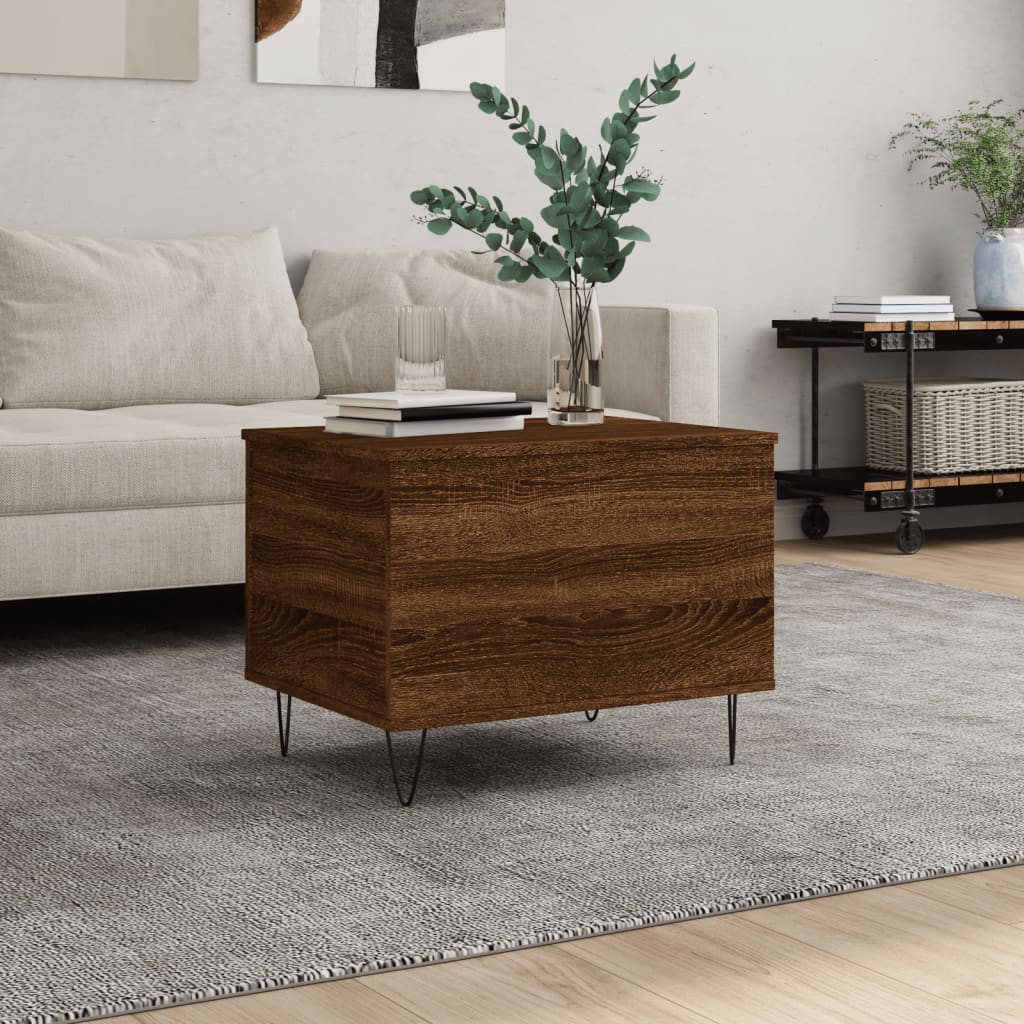 Salontafel 60X44,5X45 Cm Bewerkt Hout