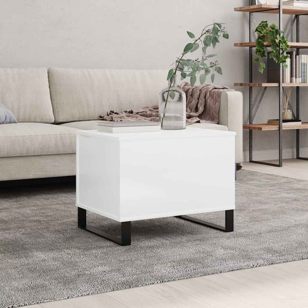 Salontafel 60X44,5X45 Cm Bewerkt Hout Eikenkleurig
