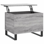 Salontafel 60X44,5X45 Cm Bewerkt Hout Eikenkleurig
