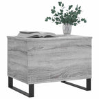 Salontafel 60X44,5X45 Cm Bewerkt Hout Eikenkleurig