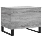 Salontafel 60X44,5X45 Cm Bewerkt Hout Eikenkleurig