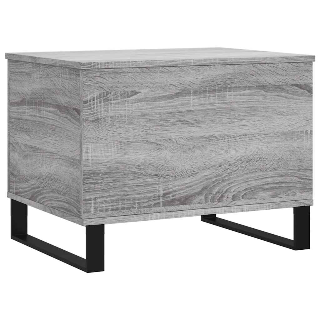 Salontafel 60X44,5X45 Cm Bewerkt Hout Eikenkleurig