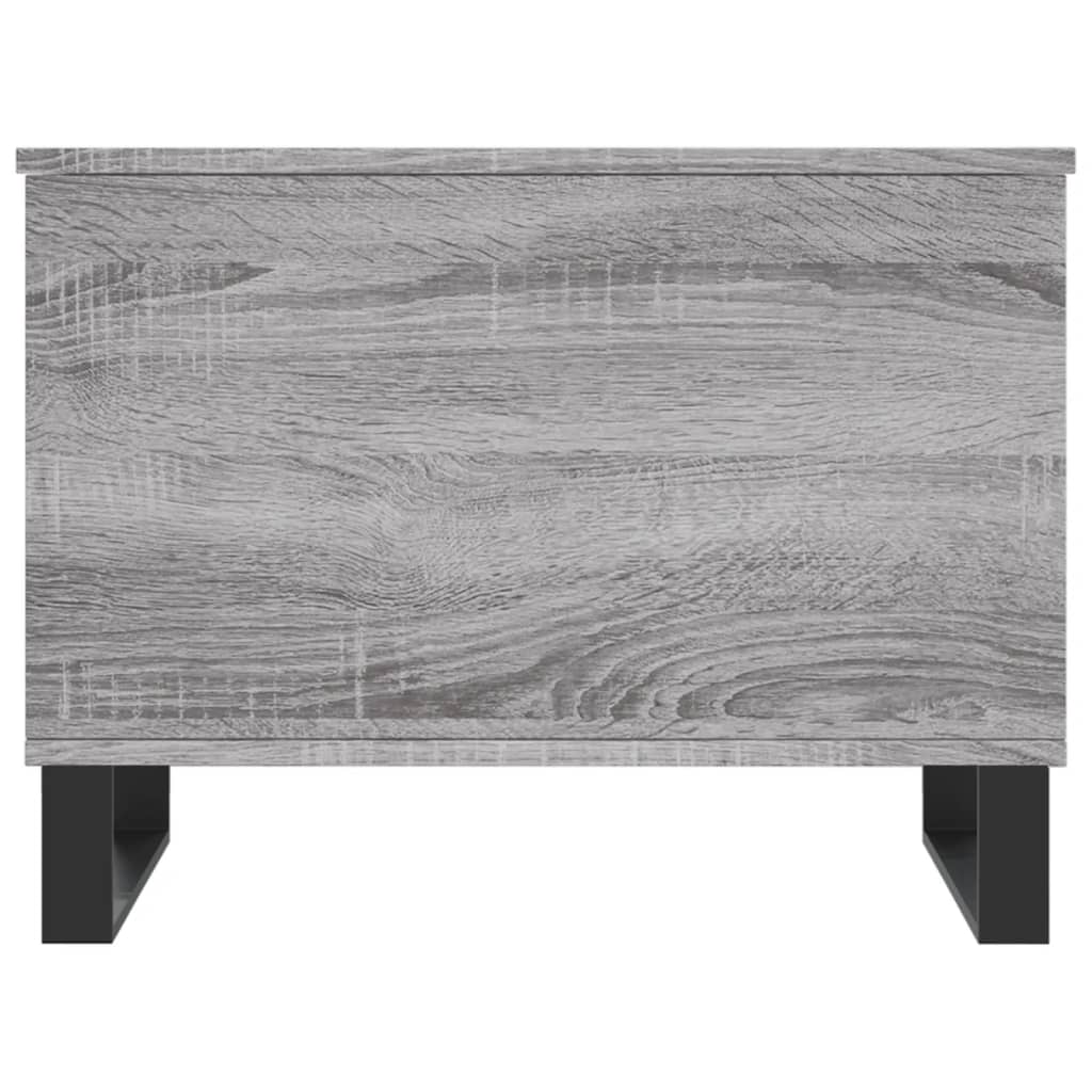 Salontafel 60X44,5X45 Cm Bewerkt Hout Eikenkleurig