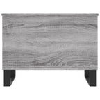 Salontafel 60X44,5X45 Cm Bewerkt Hout Eikenkleurig