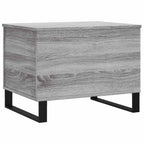Salontafel 60X44,5X45 Cm Bewerkt Hout Eikenkleurig