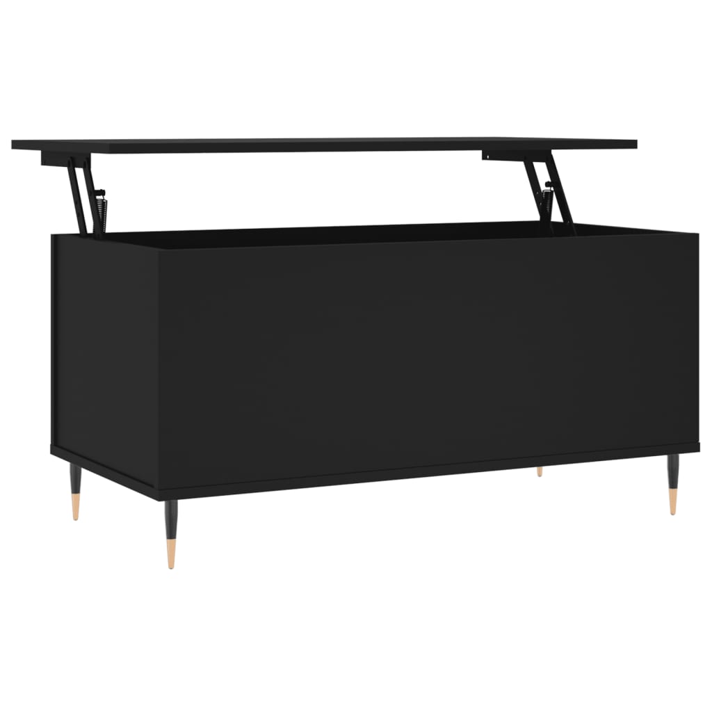 Salontafel 90X44,5X45 Cm Bewerkt Hout