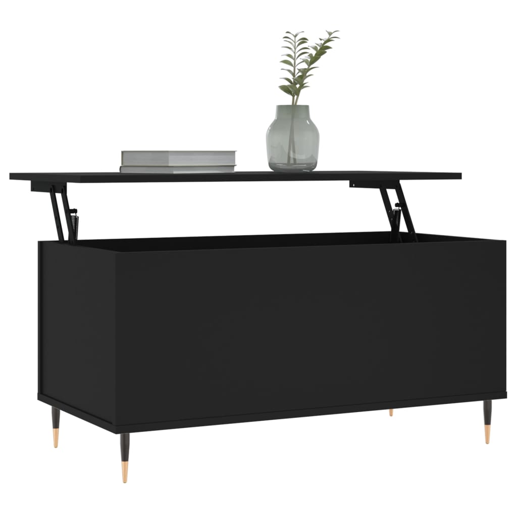 Salontafel 90X44,5X45 Cm Bewerkt Hout