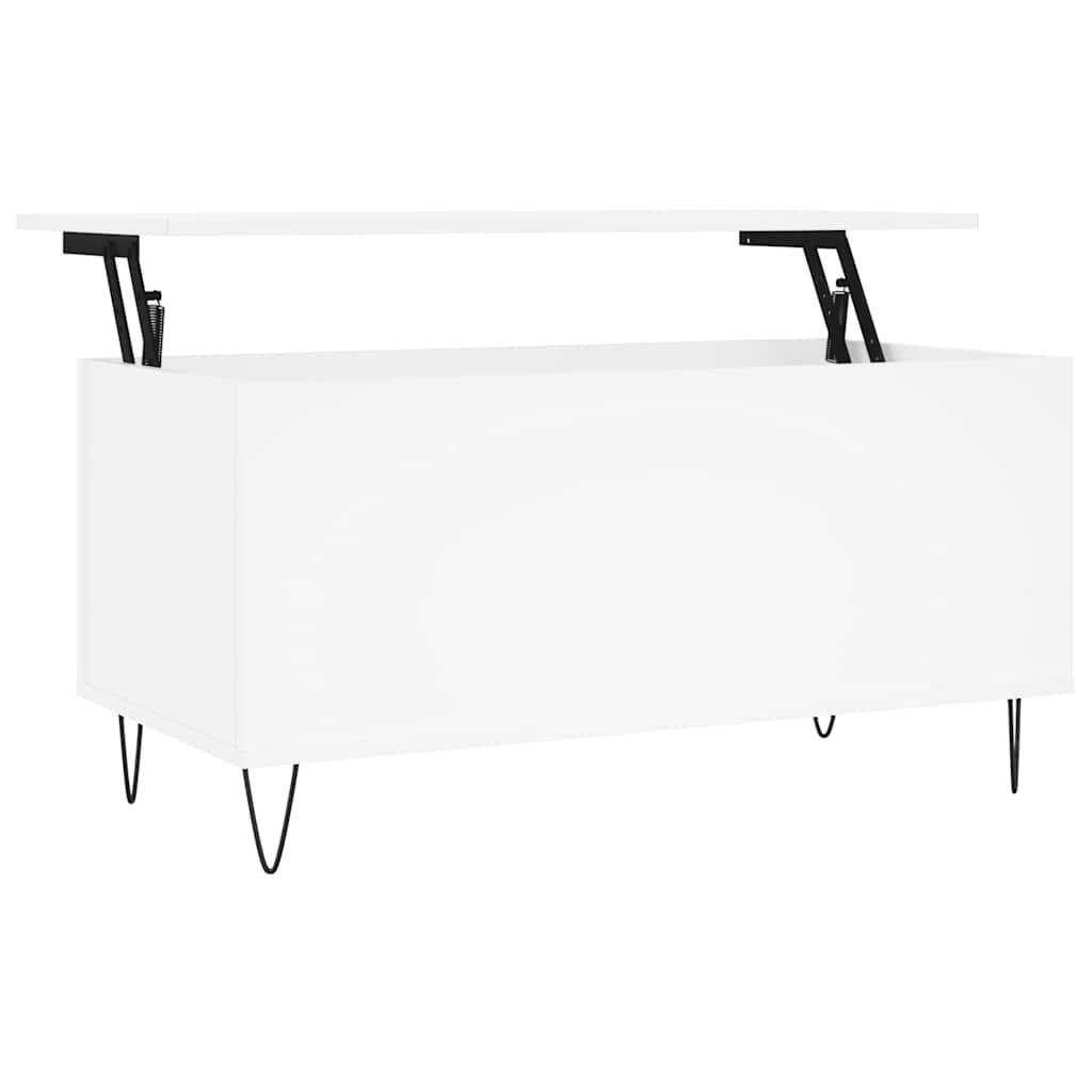 Salontafel 90X44,5X45 Cm Bewerkt Hout