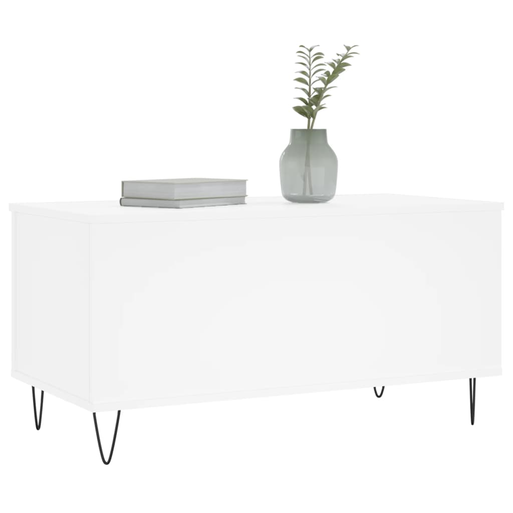 Salontafel 90X44,5X45 Cm Bewerkt Hout