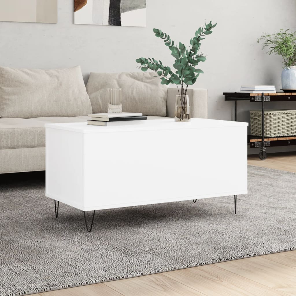 Salontafel 90X44,5X45 Cm Bewerkt Hout