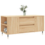 Salontafel 102X44,5X50 Cm Bewerkt Hout Kleurig
