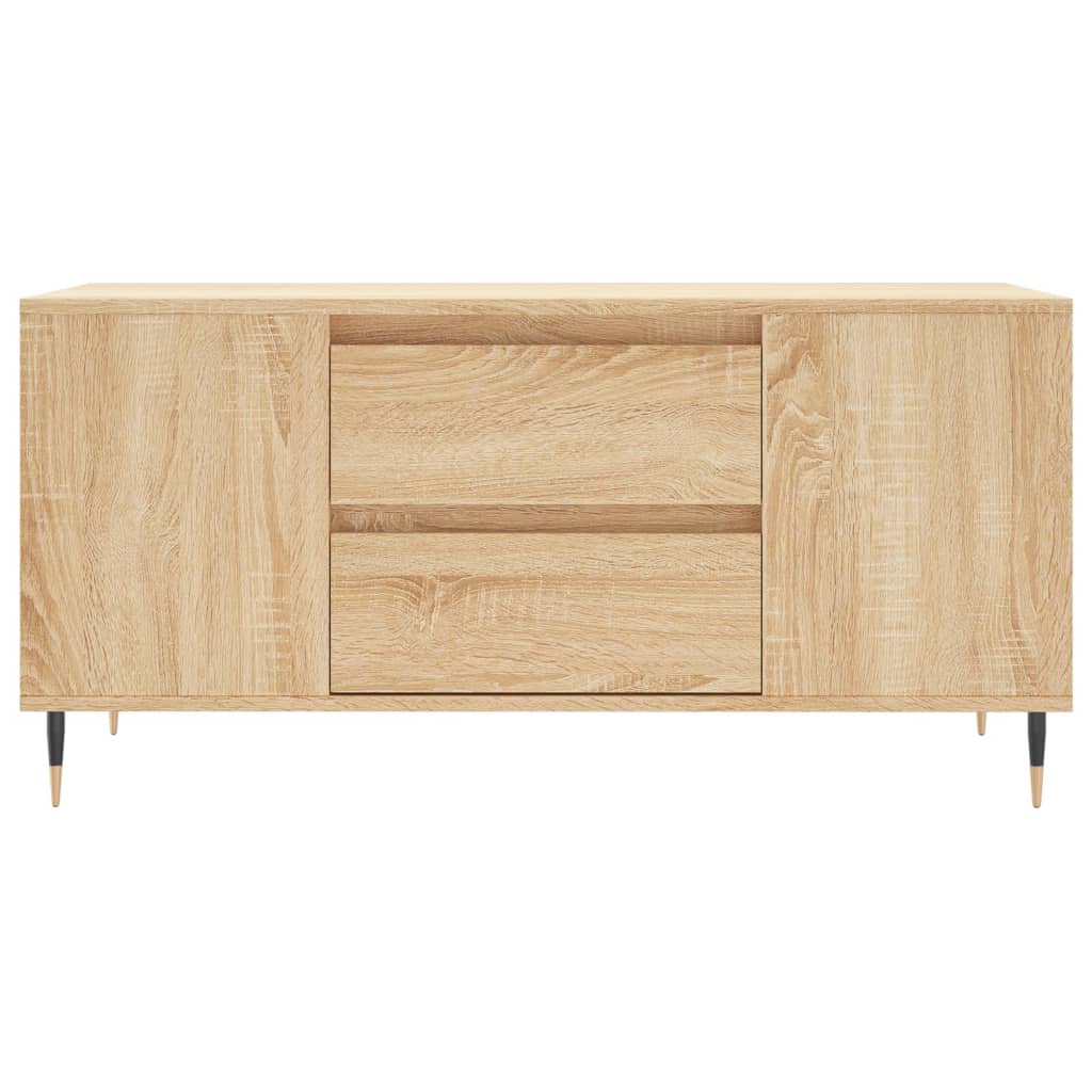 Salontafel 102X44,5X50 Cm Bewerkt Hout Kleurig
