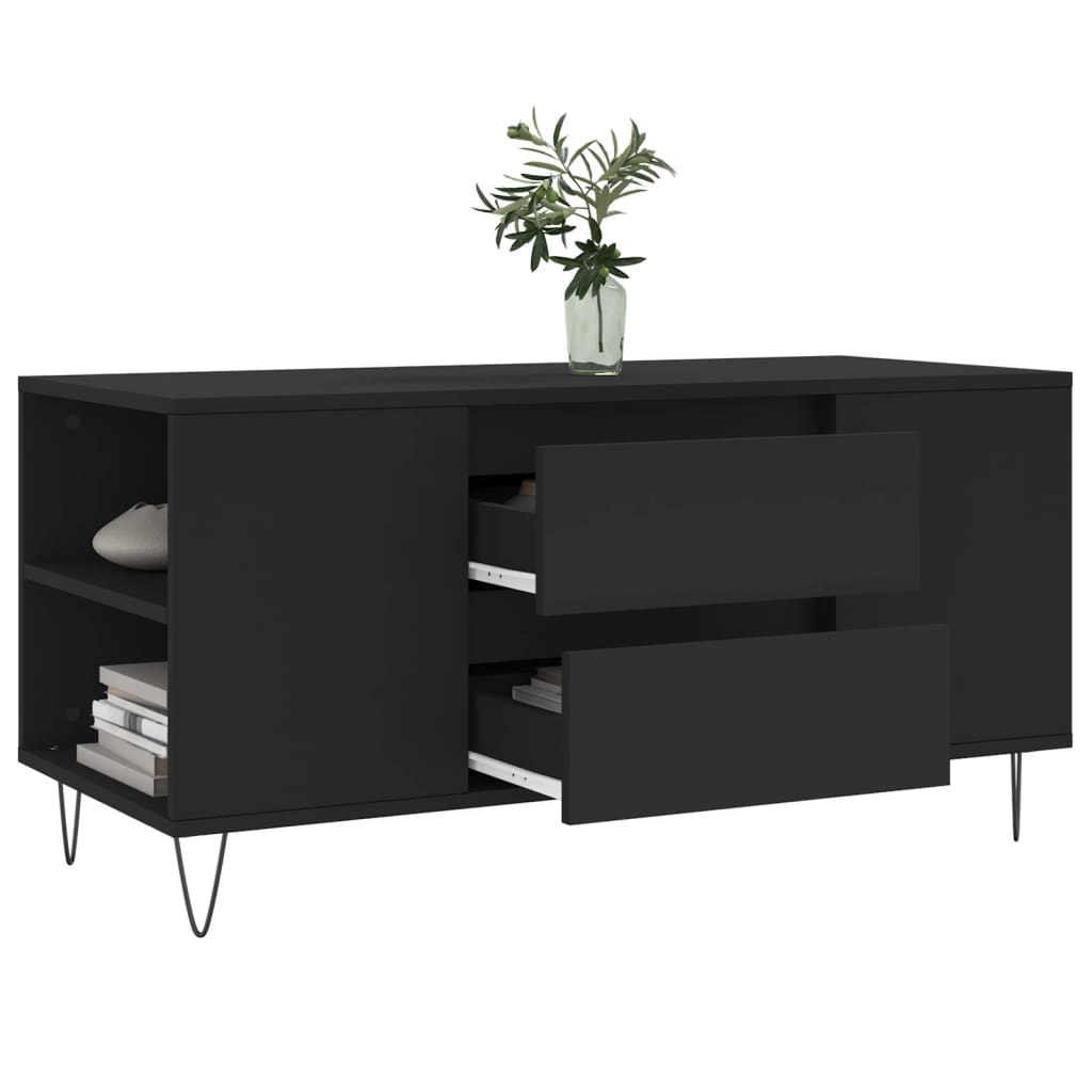 Salontafel 102X44,5X50 Cm Bewerkt Hout