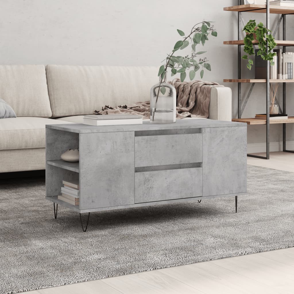 Salontafel 102X44,5X50 Cm Bewerkt Hout