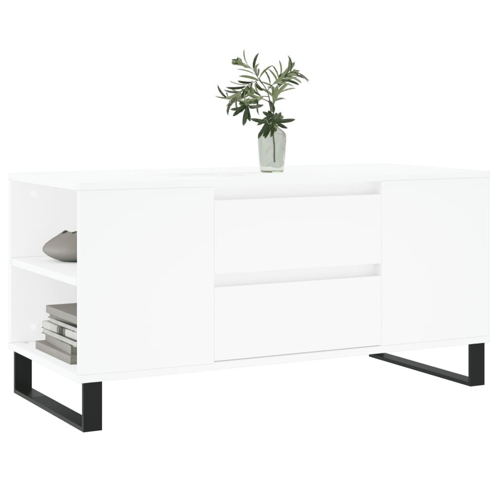 Salontafel 102X44,5X50 Cm Bewerkt Hout