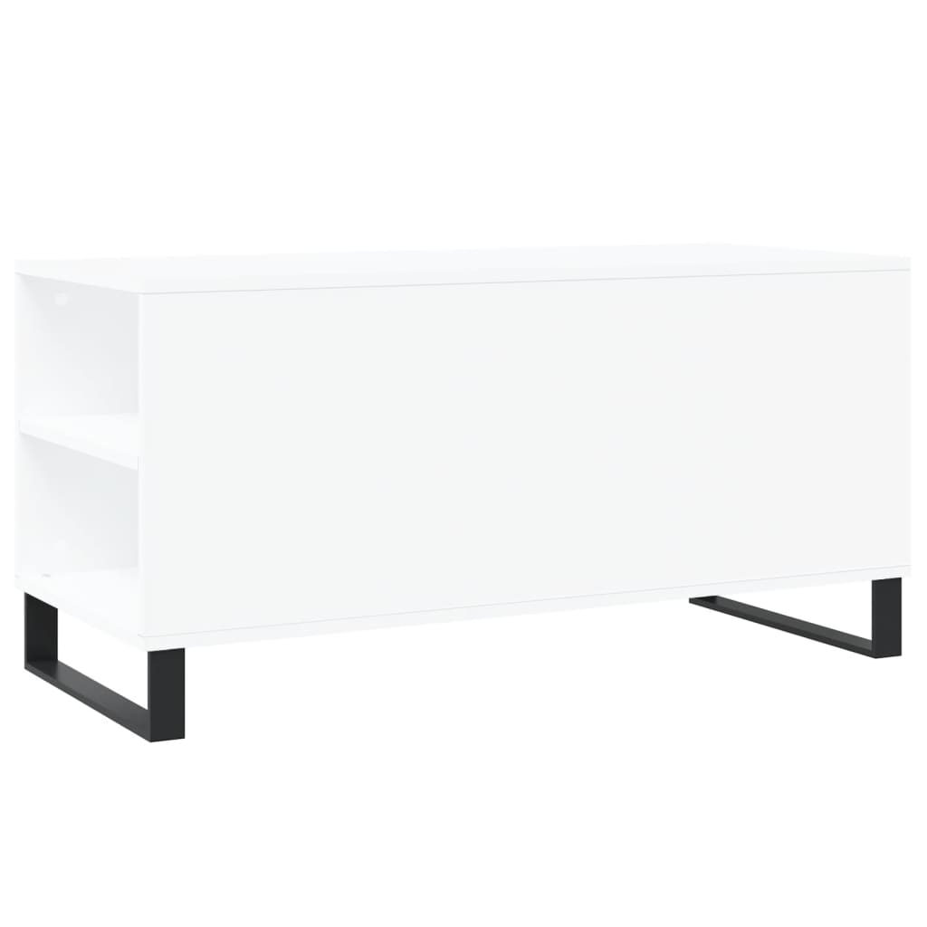 Salontafel 102X44,5X50 Cm Bewerkt Hout