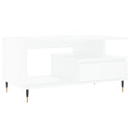 Salontafel 90X49X45 Cm Bewerkt Hout