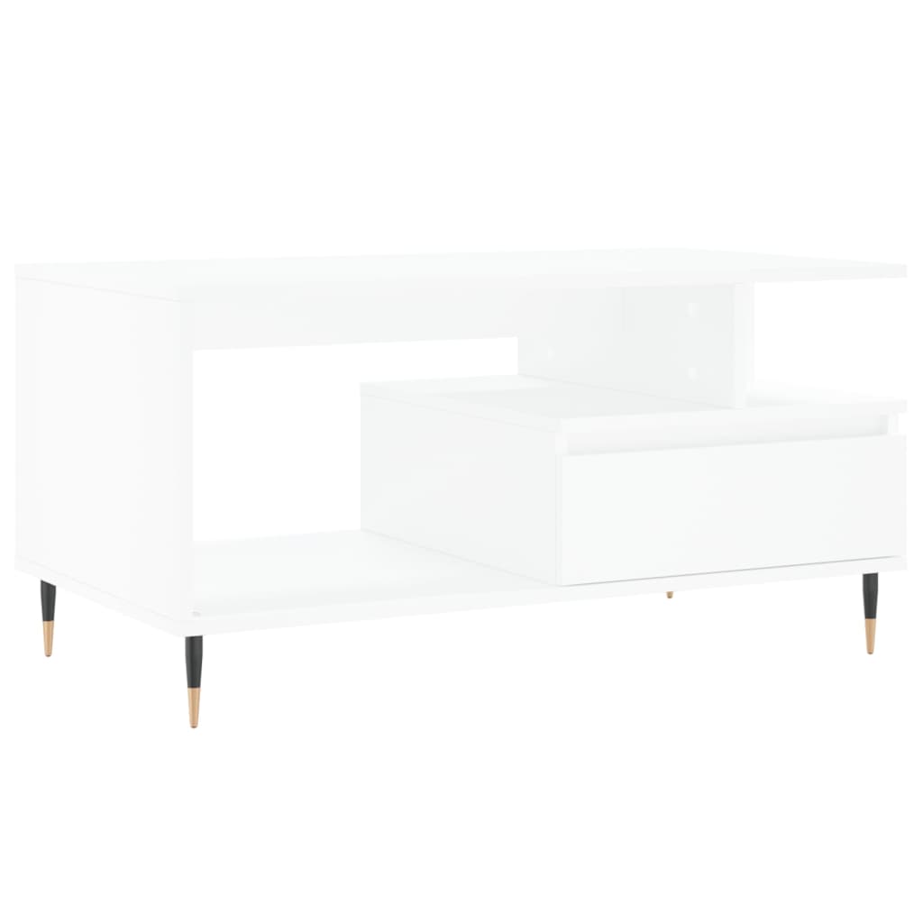 Salontafel 90X49X45 Cm Bewerkt Hout