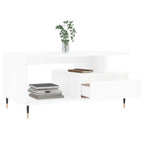 Salontafel 90X49X45 Cm Bewerkt Hout