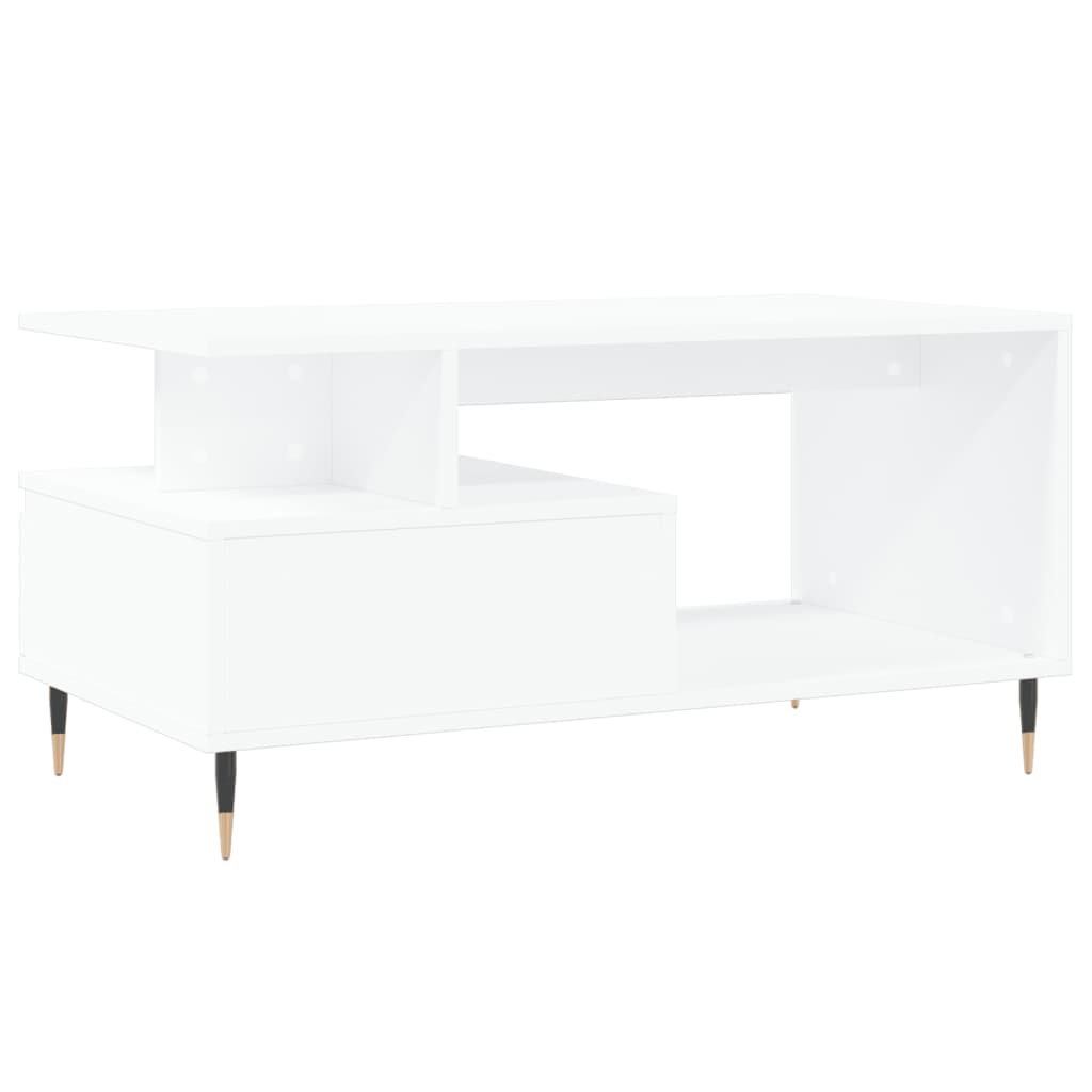 Salontafel 90X49X45 Cm Bewerkt Hout