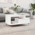 Salontafel 90X49X45 Cm Bewerkt Hout