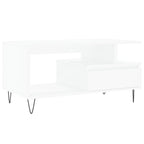 Salontafel 90X49X45 Cm Bewerkt Hout