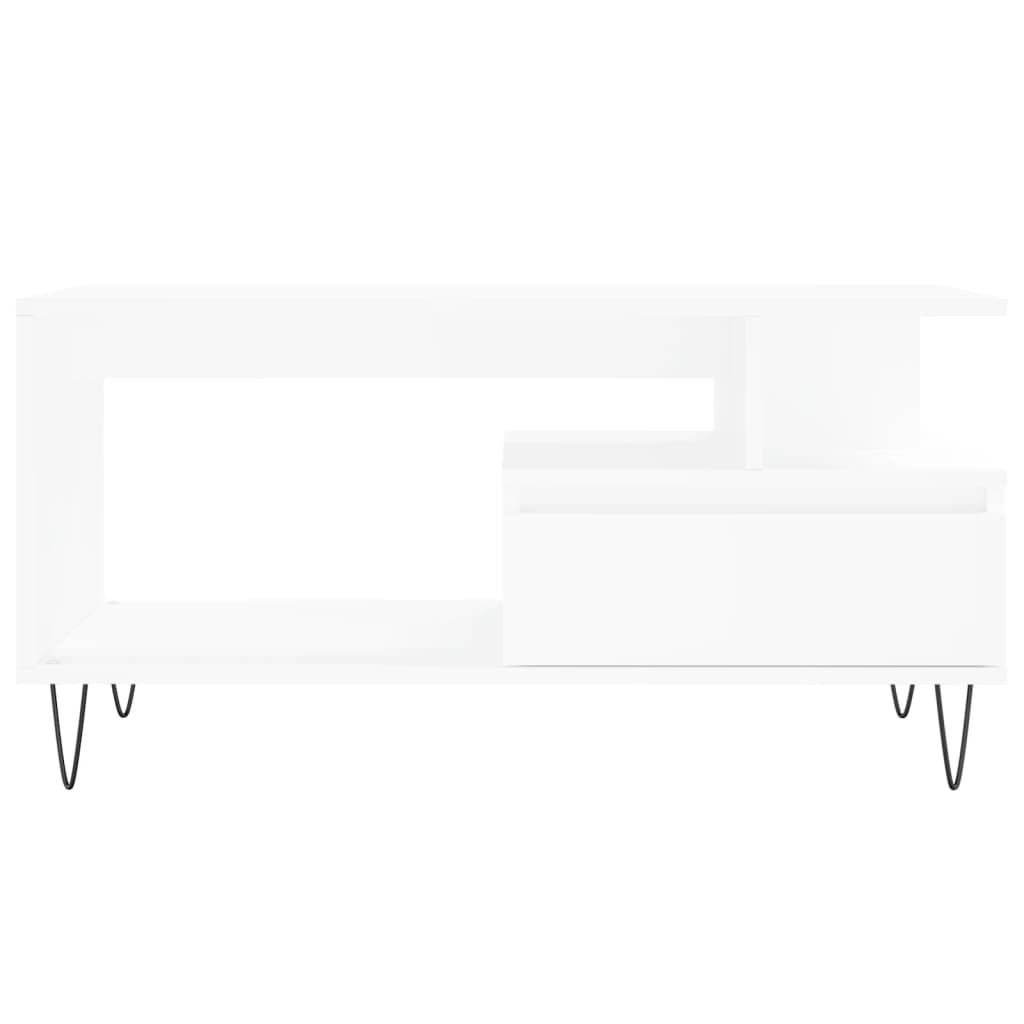 Salontafel 90X49X45 Cm Bewerkt Hout