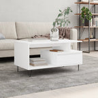 Salontafel 90X49X45 Cm Bewerkt Hout