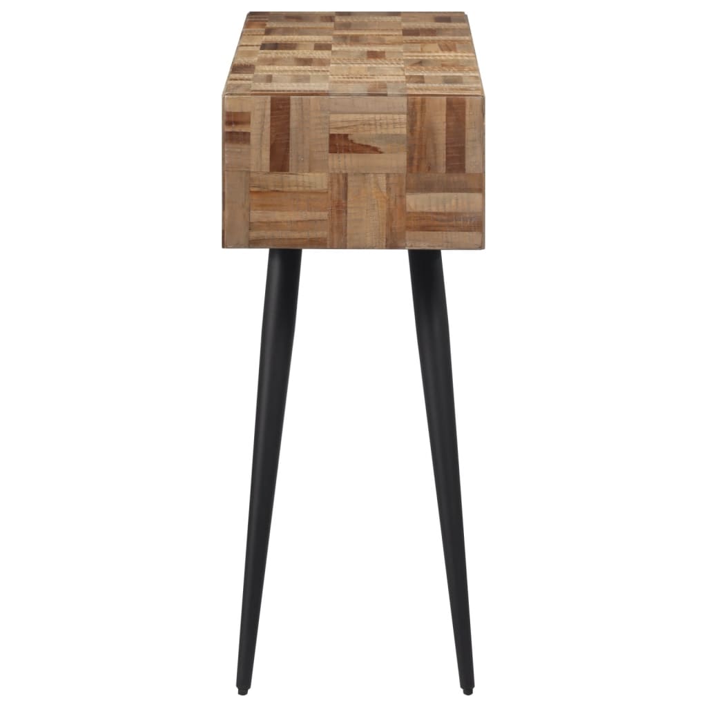 Wandtafel Massief Gerecycled Teakhout