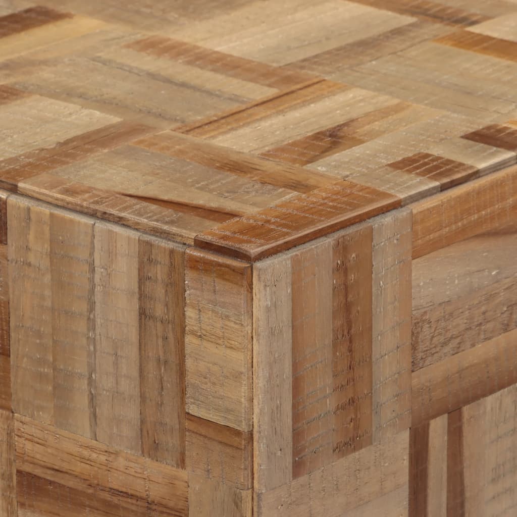 Wandtafel Massief Gerecycled Teakhout