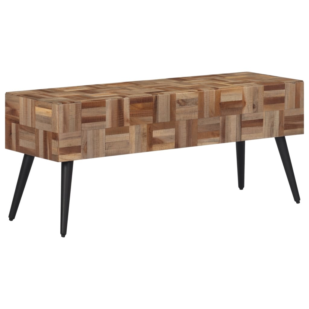 Wandtafel Massief Gerecycled Teakhout