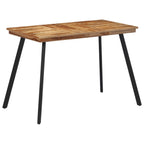 Eettafel 120X62X76 Cm Massief Teakhout