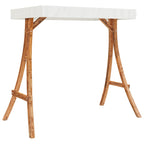 Schommelbed Met Luifel Vurenhout Met Teak Afwerking