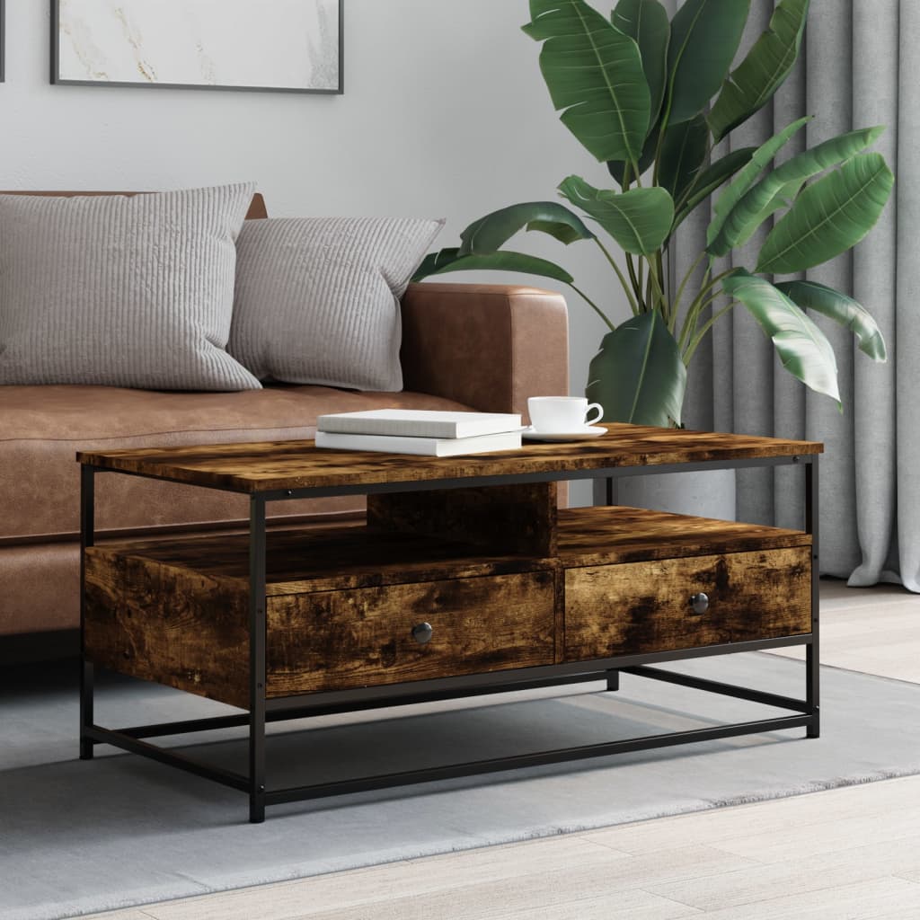 Salontafel Bewerkt Hout Kleurig